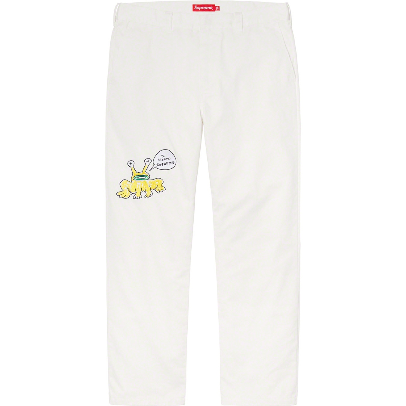 Daniel Johnston Embroidered Work Pant view 8